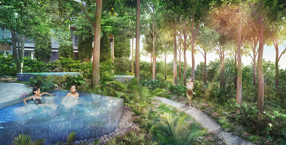 Morning jogs at Forest Woods by CDL Singapore